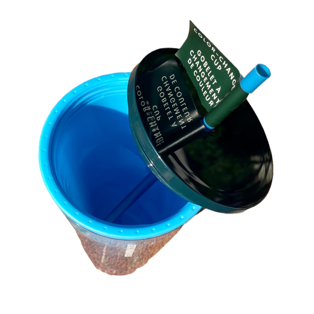 🖤 Starbucks Siren Tumbler Color Change Cold Cup Blue Christmas 2021 24oz 🖤 - Picture 10 of 12